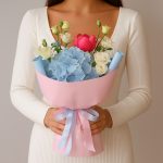 Букеты голубые