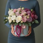 Розы сиреневые