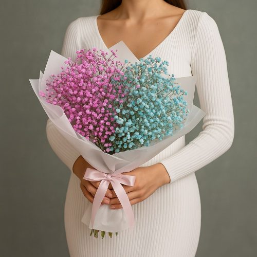 Букет из Гипсофил «Нежность небес»